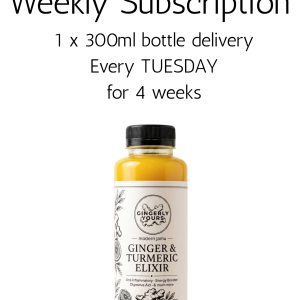 Weekly 1 Bottle Subscription | Fresh Premium Gingerly Yours
