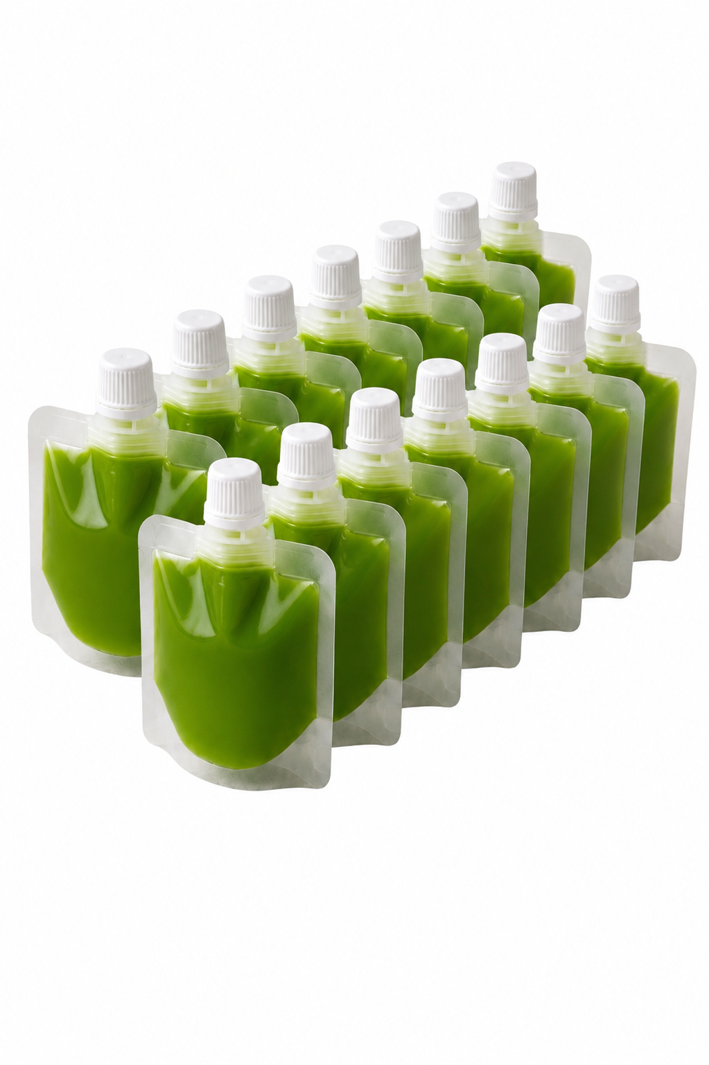 14 Pouches Pack - 30ml Green Glow Pouches x 14